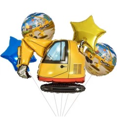 Набір кульок "Екскаватор-2" (на гусеницях) 5 шт