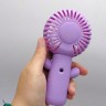Вентилятор (встроенный аккумулятор, USB кабель), зеленая серединка