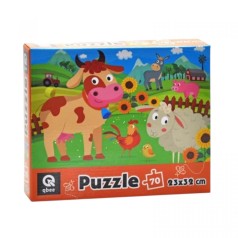 Пазлы – 70 элм. "Жители фермы"