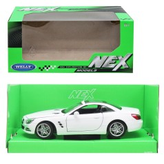 Машина металл Mercedes-Benz SL500 1:24 белая