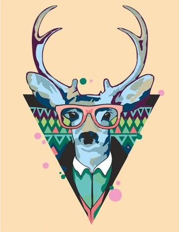 Картина за номерами "Cool deer"