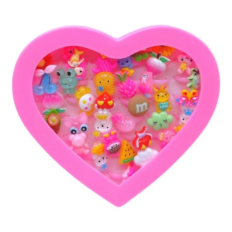 Каблучка дитяча набір 36 штук