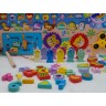 Доска логическая 53482 "WToys", математический+фруктовый сортер, шестерни, спинер, часы, пальчиковый лабиринт, магнитная рыбалка, в коробке