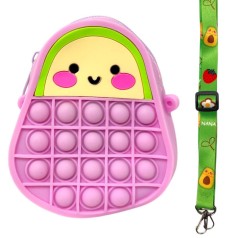 Дитяча сумочка POP IT (силікон) БУЗКОВИЙ