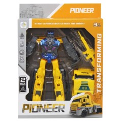Трансформер пластиковый "Pioneer" (желтый)