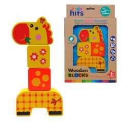 Деревʼяна іграшка Kids hits арт. KH20/003 жирафа 4 деталі кор. 18,5*27,9*3 см
