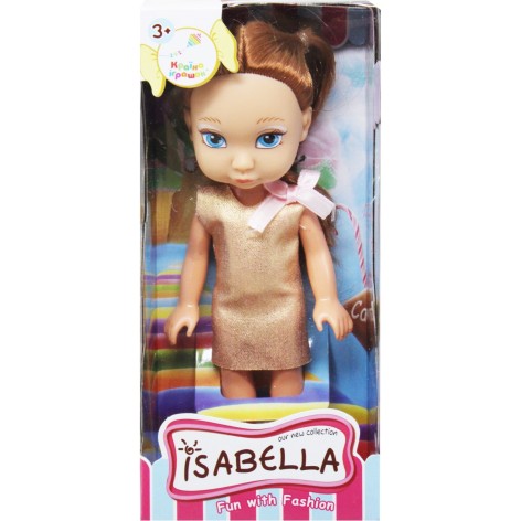 Лялька "Isabella" у золотій сукні
