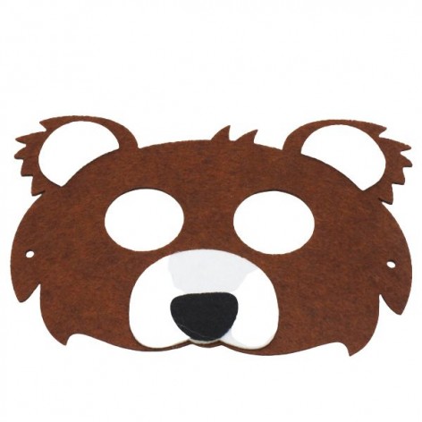 Карнавальна маска "Ведмедик"