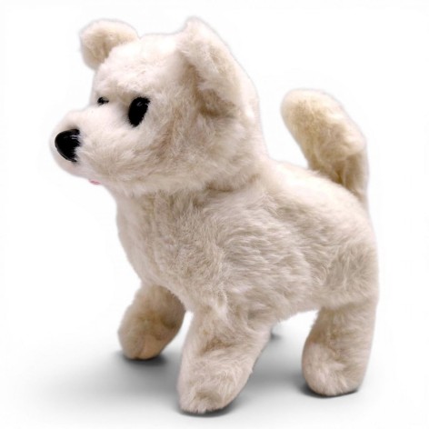 Интерактивная игрушка "Собачка", Белый (15 см)