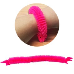 Браслет  Динозаврики малиновий