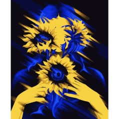 Картина по номерам "Сердце Украины" ★★★★