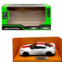 Машинка металева "Автопром: Nissan GT-R" (БІЛИЙ)