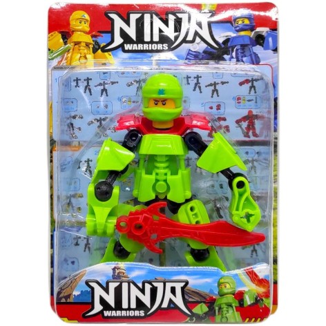 Фигурка-персонаж "НИНДЯ" (САЛАТОВЫЙ)