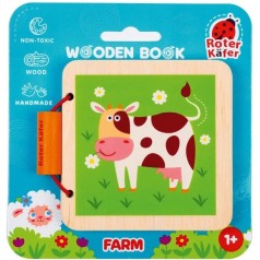 Деревянная игрушка "Деревянная книга. Ферма"