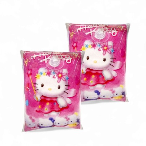 Нарукавники для плавания аниме "Хеллоу Китти (Hello Kitty)" 16 см (розовый)