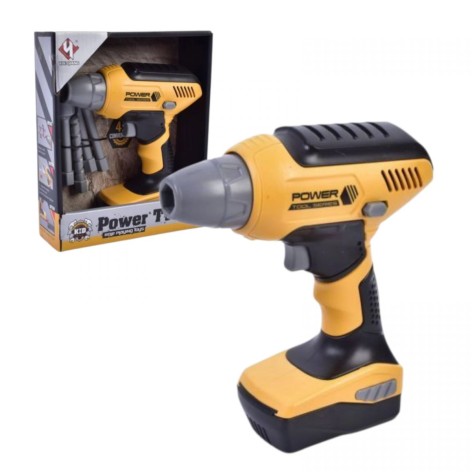 Шуруповерт с набором в коробке