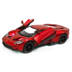 Машинка металлическая "FORD GT 2017", красный