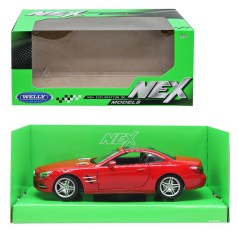 Машина металл Mercedes-Benz SL500 1:24 красная