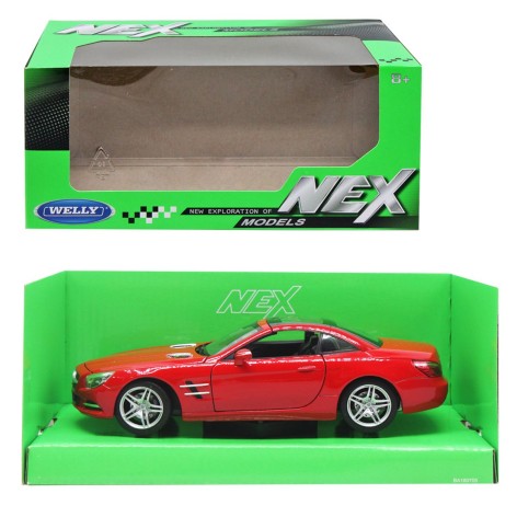 Машина металл Mercedes-Benz SL500 1:24 красная
