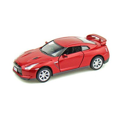 Машинка KINSMART "Nissan GT-R" (красная)