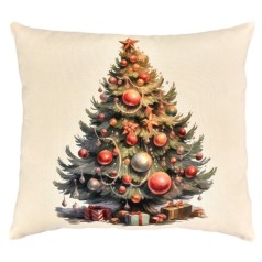 Подушка микровелюр "Рождественская Елка" 35х40 см