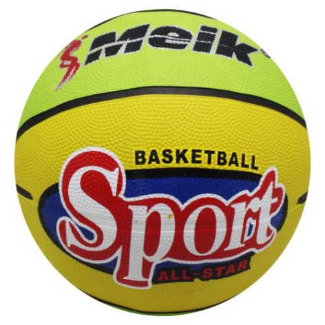 Баскетбольний м'яч "Meik №7" (жовто-салатовий)