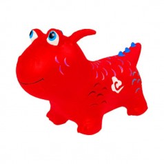 Прыгун "Динозавр", красный
