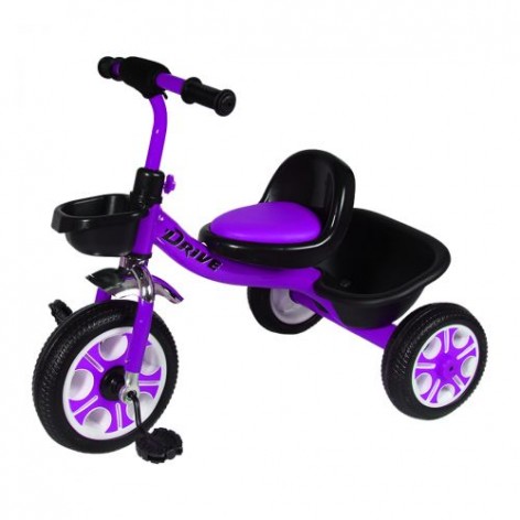 Велосипед триколісний "Drive" фіолетовий
