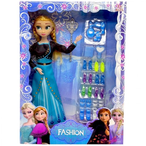 Кукла с аксессуарами "Ледяное сердце", 28 см (Анна, вид 1)