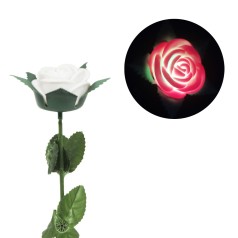 Светящаяся роза, 40 см (белый)
