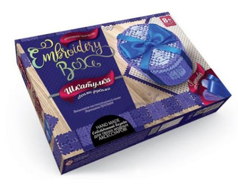 Набір для творчості "Скринька Embroidery Box: Lavender"