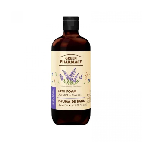 Green Pharmacy пена д/ванн 500мл лаванда и масло льна