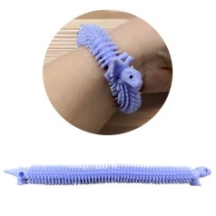 Браслет  Динозаврики блакитний