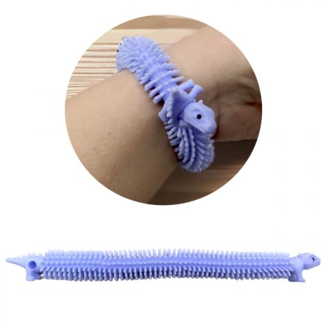 Браслет  Динозаврики блакитний