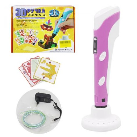 3D ручка "3DPEN-3", рожевий