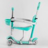 Самокат 5в1 "Best Scooter", із захисним бампером (бірюзовий)