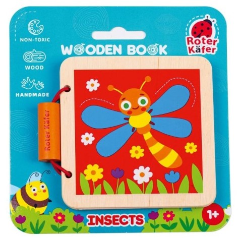 Деревянная игрушка "Деревянная книга. Насекомые"