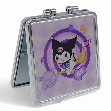 Зеркало двухстороннее "Аниме Kuromi", 6 см