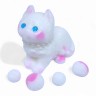 Игрушка-антистресс "Котик" таба (белый)
