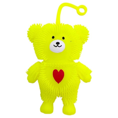 СИЛИКОНОВАЯ СВИТЯШКА МИШКА 12 СМ. (ЖЕЛТЫЙ)