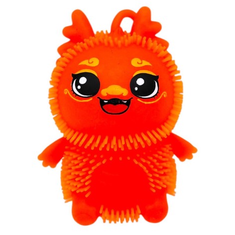 Ежик, что светится "олень" 11 см. (Оранжевый)