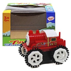 Поезд-перевертыш на батарейках (красный)