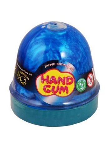 Лізун-антистрес "Hand gum" 120 г синій