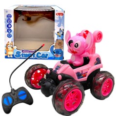 Машина р/к STUNT CAR STITCH (Розовая)