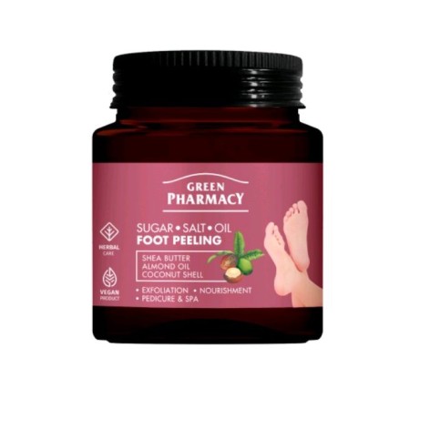 Green Pharmacy Масляный сахарно-солевой скраб для ног, 300мл