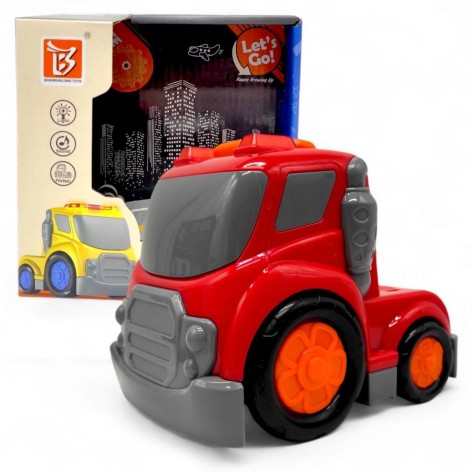 Машина на батарейках (світло, звук) ЧЕРВОНА