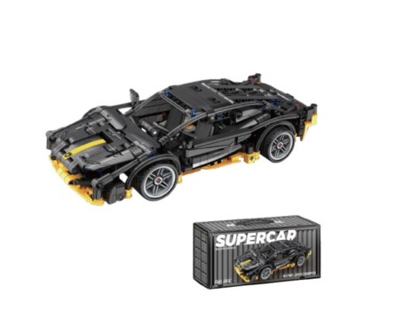 Конструктор "Суперкар" черный (589 деталей)