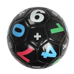 Мяч футбольный №2 "ЦИФРЫ" (ЧЕРНЫЙ)