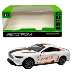 Машинка металлическая "Автопром. ФОРД МУСТАНГ" (БЕЛЫЙ)