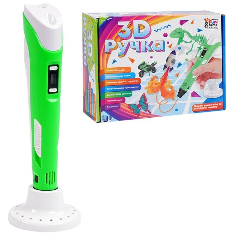 Ручка 3D "4FUN Game Club", USB кабель живлення, в коробці